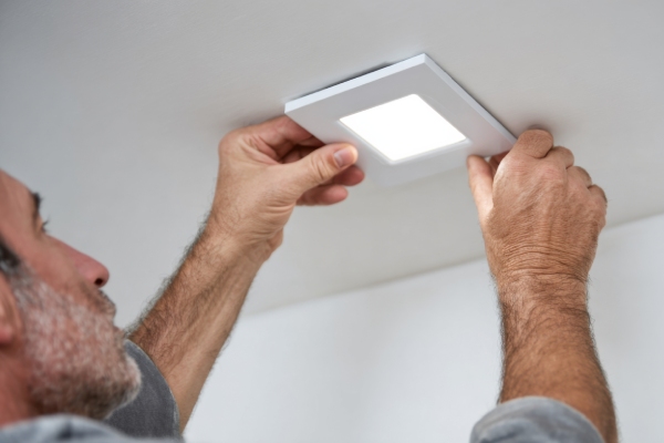 residential lighting installation